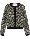 Valentino Knitwear Logo In Schwarz