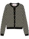 Valentino Knitwear Logo In Black