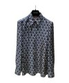 Valentino La V Twill Shirt In Black