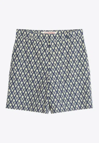 VALENTINO TOUTE LA V PRINT SHORTS