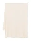 Valentino Toute La V-jacquard Scarf In Neutrals
