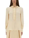 Valentino Garavani Cream Silk Shirt