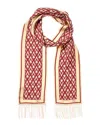 Valentino Toute La V Silk Scarf