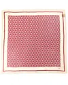 Valentino Toute La V Silk Scarf In Pink