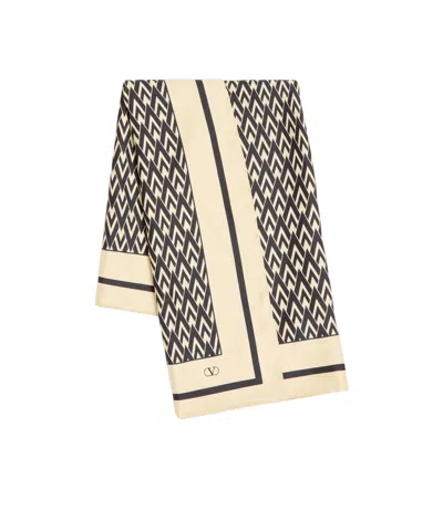 VALENTINO VALENTINO ALL-OVER PRINTED SCARF