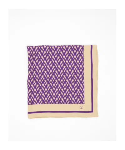 VALENTINO VALENTINO ALL-OVER PRINTED SCARF