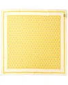 Valentino Garavani Toute La V Silk Square Scarf In Orange