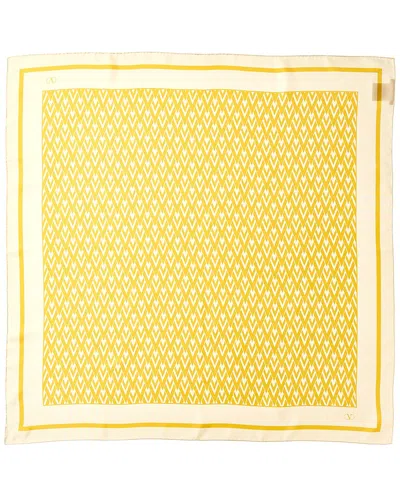 VALENTINO VALENTINO TOUTE LA V SILK SCARF