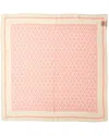 Valentino Toute La V Silk Scarf In Pink
