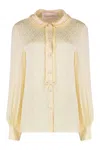 Valentino Garavani Cream Silk Shirt