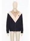 Valentino Wool And Cotton Jacket With Chevron Pattern
