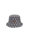 Valentino Toute La V Wool Fisherman Hat In Black