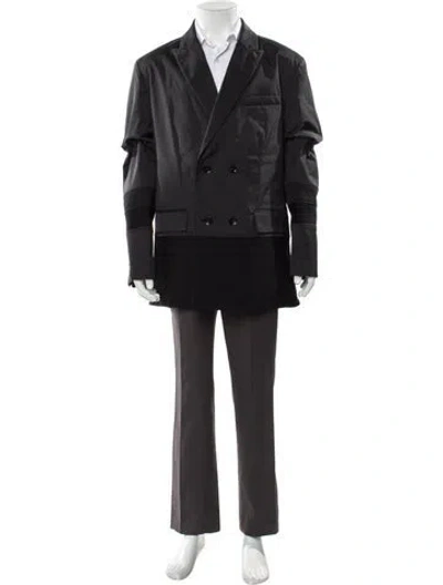 Pre-owned Valentino Trench Coat In Black