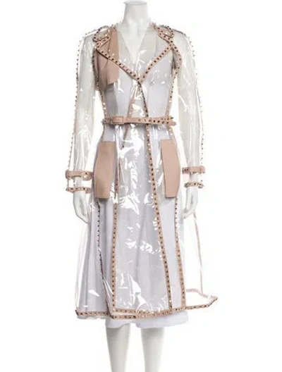 Pre-owned Valentino Trench Coat In Multi