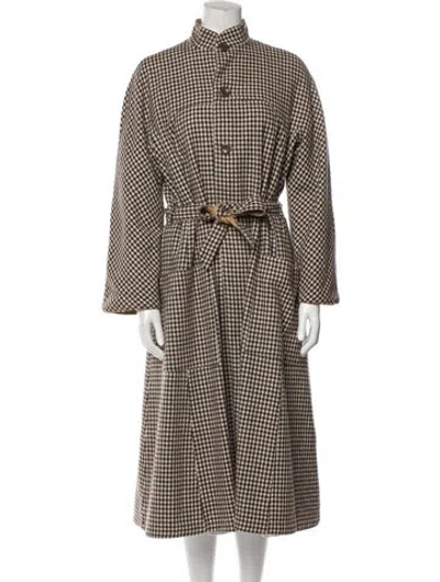 Pre-owned Valentino Trench Coat In Neutral