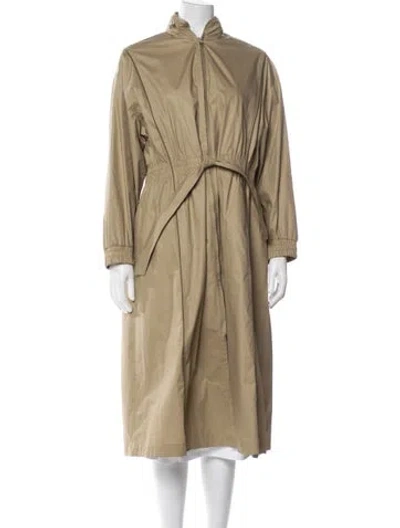 Pre-owned Valentino Trench Coat In Neutral