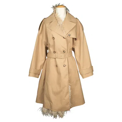 Pre-owned Valentino Trench Coat Summer 2023 In Sand