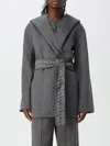 Valentino Trench Coat  Woman Color Grey In Grey