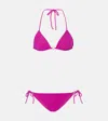 Valentino Triangle Bikini In Lila