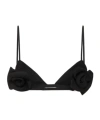 Valentino Triangle Bra In Black