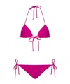 Valentino Triangle-cup Bikini In Pink