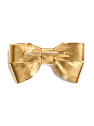 Valentino Garavani Trop Chou Brosche In Gold