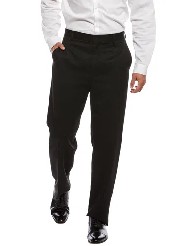 Valentino Solid Trouser In Black