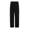 Valentino Trousers Featuring Pleated Design And Belt Loops In Black