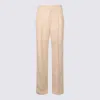 Valentino Tailored Trousers With Belt Loops And Cuffed Hem