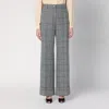 Valentino Tailored Trousers With Lapels In Prince Of Wales For Women In Print