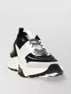 Valentino True Act Leather-trimmed Mesh And Rubber Sneakers