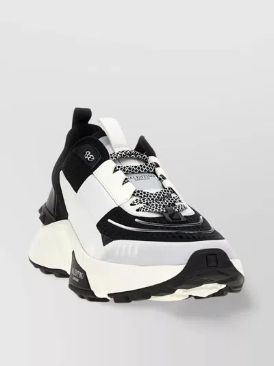 VALENTINO GARAVANI 'TRUE ACT' CHUNKY SOLE SNEAKERS WITH MESH PANELS