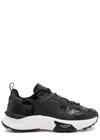 Valentino True Act Printed Canvas Sneakers In Black And White