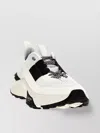 Valentino True Act Low Top Trainer In Mesh And Rubberised Fabric In White