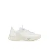 Valentino White Fabric And Mesh True Act Sneakers In White