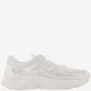 Valentino True Actress Sneakers In Mesh And Leather In White