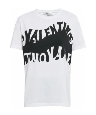 Valentino Trunk Alphabet Printed T-shirt In White