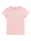 Valentino Garavani Printed Cotton T-shirt Clothing In Pink