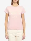 Valentino Garavani Printed Cotton T-shirt Clothing In Pink