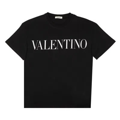 Pre-owned Valentino T-shirt With Print 'black' | Men's Size L