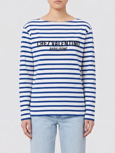 Valentino Garavani Embroidered Cotton T-shirt For Women In Multi