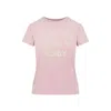 Valentino Garavani Printed Cotton T-shirt Clothing In Pink