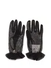 Valentino Vlogo Signature Gloves In Black