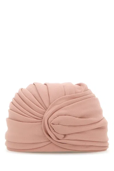 VALENTINO GARAVANI VALENTINO GARAVANI PINK WOOL TURBAN