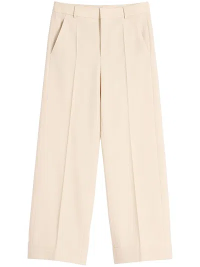 VALENTINO TURN-UP GABARDINE TROUSERS