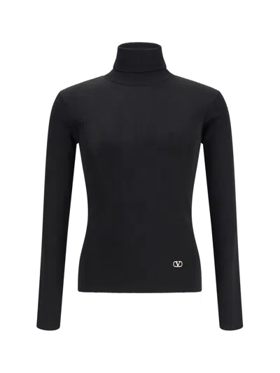 VALENTINO VALENTINO TURTLENECK LONG-SLEEVE KNIT SWEATER