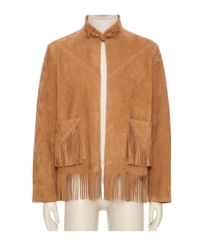 VALENTINO TURTLENECK LONG SLEEVE LEATHER JACKET
