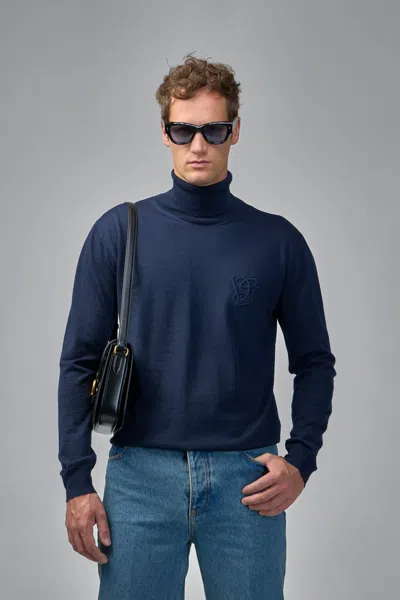 VALENTINO TURTLENECK WITH VG EMBROIDERY