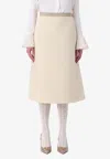 Valentino Virgin Wool Blazer With Silk Lining In Beige