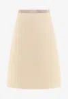 Valentino Virgin Wool Blazer With Silk Lining In Neutral